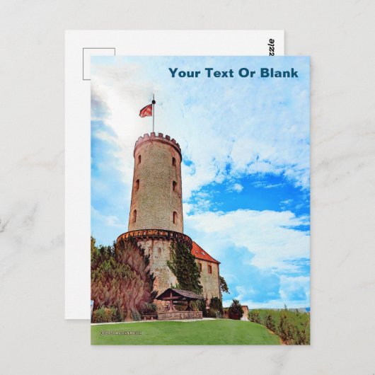 Sparrenberg Castle Briefkaart (Voorkant / Achterkant)