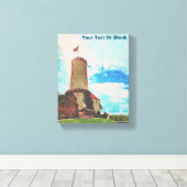Sparrenberg Castle Canvas Afdruk (Insitu (Houten vloer))