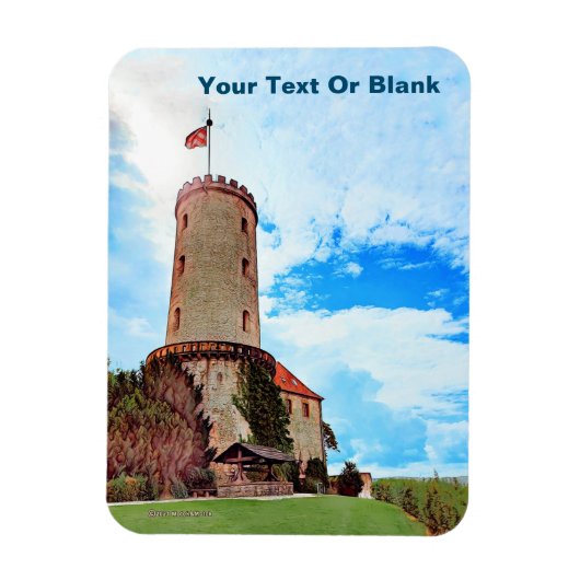 Sparrenberg Castle Magneet (Verticaal)