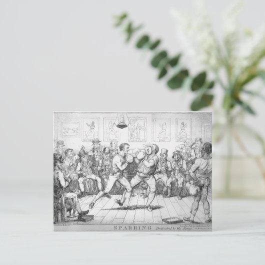 Sparring, 1817 briefkaart (Staand voorkant)