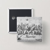 Sparring, 1817 vierkante button 5,1 cm (Voorkant /achterkant)