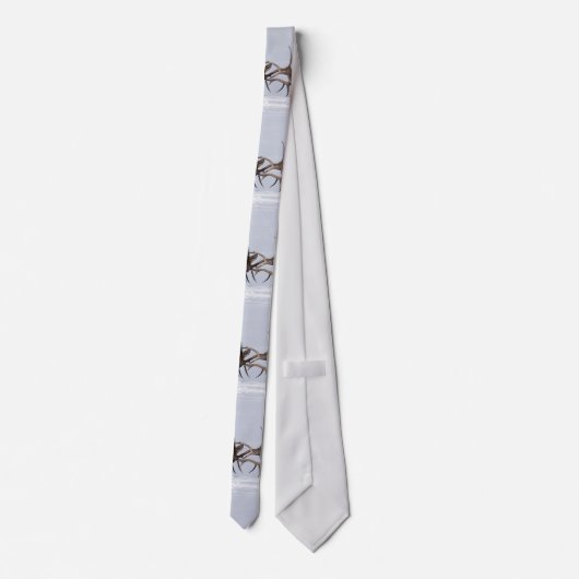 Sparring Elk Necktie Stropdas (Achterkant)