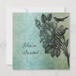 Sparrow and Roos Elegant  Damask Kaart