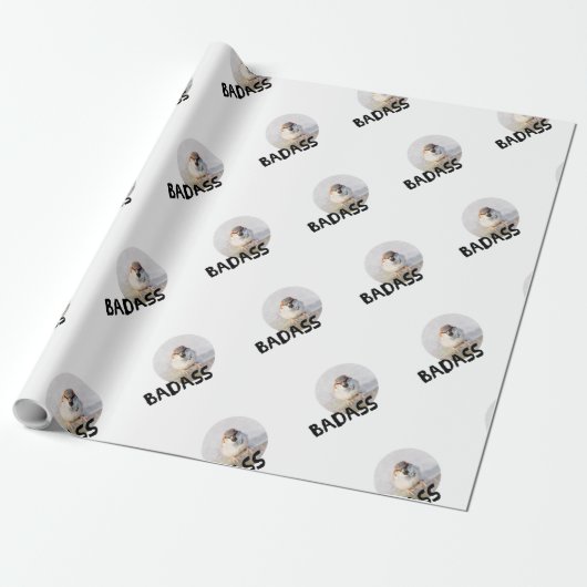 Sparrow - Badass Cadeaupapier (Uitgerold)