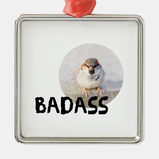 Sparrow - Badass Metalen Ornament (Voorkant)