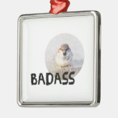 Sparrow - Badass Metalen Ornament (Links)