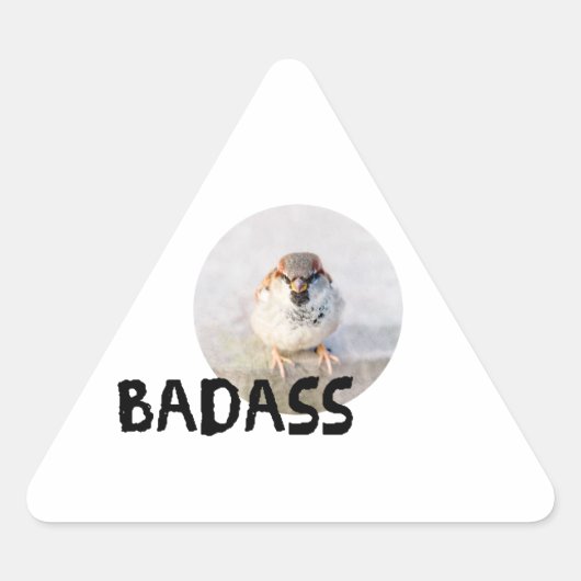 Sparrow - Badass Sticker (Voorkant)