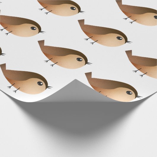 Sparrow Bird Cadeaupapier (Hoek)