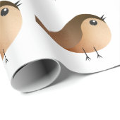 Sparrow Bird Cadeaupapier (Rol Hoek)