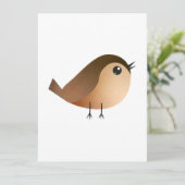 Sparrow Bird Cartoon (Staand voorkant)