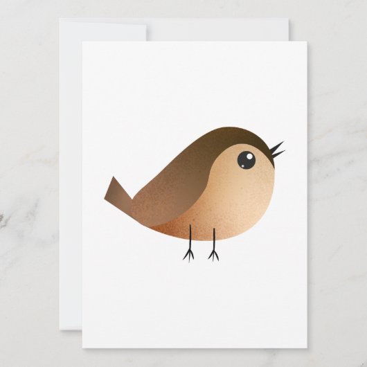 Sparrow Bird Cartoon (Voorkant)