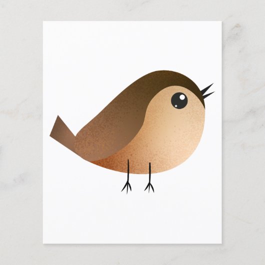 Sparrow Bird Cartoon (Voorkant)