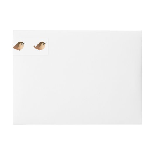 Sparrow Bird Cartoon (Voorkant)