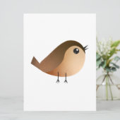 Sparrow Bird Cartoon (Staand voorkant)