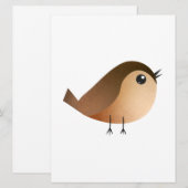 Sparrow Bird Cartoon (Voorkant / Achterkant)