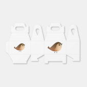 Sparrow Bird Cartoon Bedankdoosjes (Uitgevouwen)