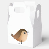 Sparrow Bird Cartoon Bedankdoosjes (Geopend)