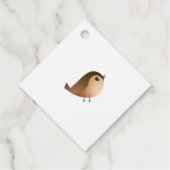 Sparrow Bird Cartoon  Bedankjes Labels (Achterkant)