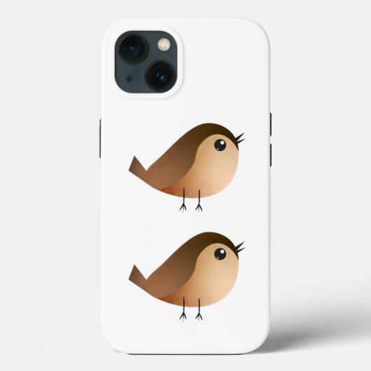 Sparrow Bird Cartoon Case-Mate iPhone Case (Achterkant)