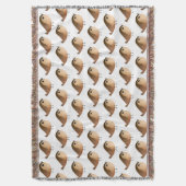 Sparrow Bird Cartoon Deken (Voorkant Verticaal)