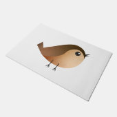 Sparrow Bird Cartoon Deurmat (Schuin)