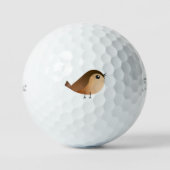 Sparrow Bird Cartoon Golfballen (Voorkant)