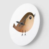 Sparrow Bird Cartoon Grote Klok (Hoek)