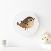 Sparrow Bird Cartoon Grote Klok (Huis)