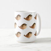 Sparrow Bird Cartoon Koffiemok (Voorkant rechts)