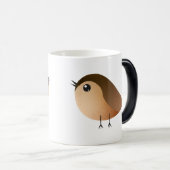 Sparrow Bird Cartoon Magische Mok (Voorkant rechts)