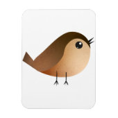 Sparrow Bird Cartoon Magneet (Verticaal)