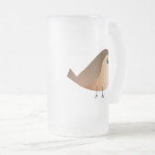 Sparrow Bird Cartoon Matglas Bierpul (Voorkant rechts)