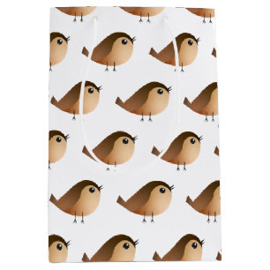 Sparrow Bird Cartoon Medium Cadeauzakje