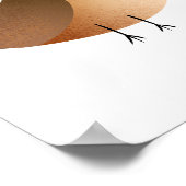 Sparrow Bird Cartoon Poster (Hoek)