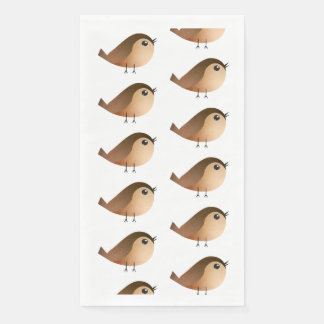 Sparrow Bird Cartoon Servet