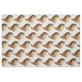 Sparrow Bird Cartoon Stof (Fat Quarter)