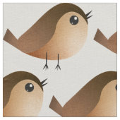 Sparrow Bird Cartoon Stof (Close Up)