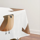 Sparrow Bird Cartoon Tafelkleed (Voorbeeld)
