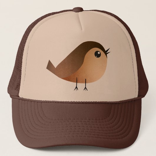 Sparrow Bird Cartoon Trucker Pet (Voorkant)
