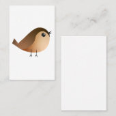 Sparrow Bird Cartoon Visitekaartje (Voorkant / Achterkant)