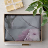Sparrow Bird Cherry Blossom Branch Chinoiserie Tissuepapier (Geschenk)