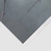 Sparrow Bird Cherry Blossom Branch Chinoiserie Tissuepapier (Detail)