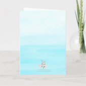 Sparrow Bird Music Blue Sky Kaart (Achterkant)