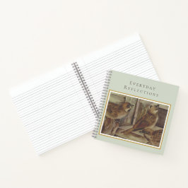Sparrow Bird Notebook – Nature-Inspired Writing  Notitieboek