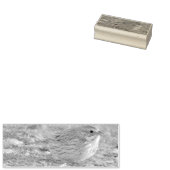 Sparrow Bird Rubberstempel (Gestempeld)