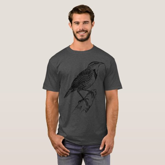 Sparrow BirdGreat Sparrow KledingSparrow voedingsm T-shirt (Voorkant volledig)