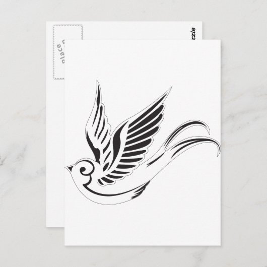 Sparrow Briefkaart (Voorkant / Achterkant)