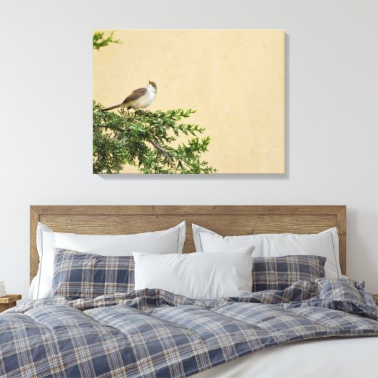 Sparrow Canvas Afdruk (Insitu (Slaapkamer))