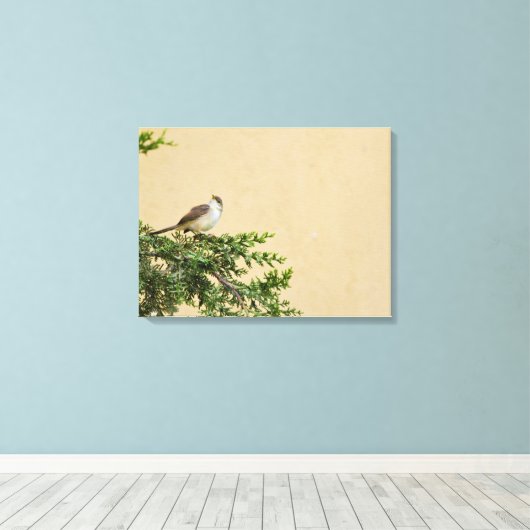 Sparrow Canvas Afdruk (Insitu (Houten vloer))