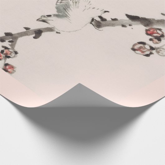 SPARROW CHERRY BLOSSOM Wrapping Paper Cadeaupapier (Hoek)
